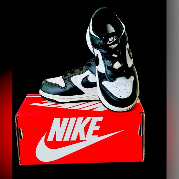 NIKE Iconic 80s Dunk Low Basketball Toddler Sneaker | 10C | Preowned - Picture 1 of 7